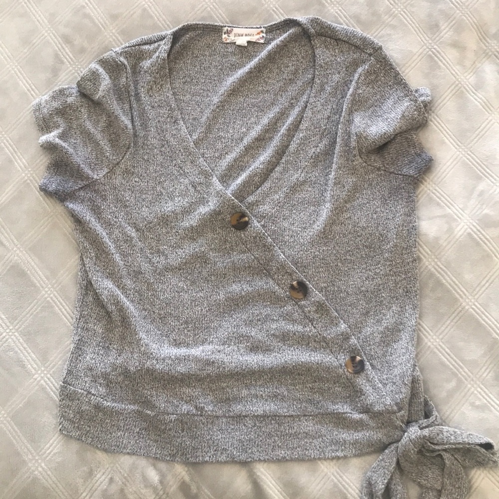 Pink Rose grey top